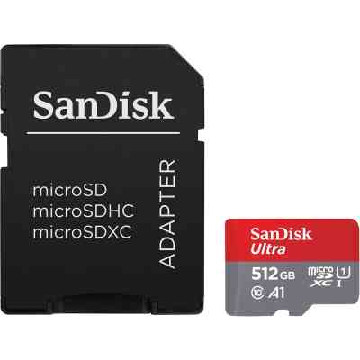 Карта пам&apos;яті SanDisk 512GB microSDXC class 10 UHS-I Ultra (SDSQUAC-512G-GN6MA) Вінниця