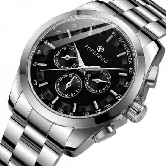 Чоловічий наручний годинник Forsining Walker Steel Вінниця
