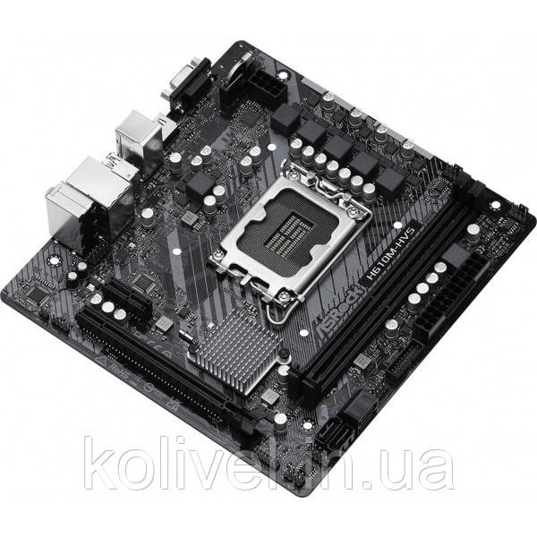 ASRock H610M-HVS (1700/H610, 2*DDR4, 1xPCIex16, HDMI/VGA, 4xSATAІІІ, GLan, 7.1ch, mATX) (H610M-HVS#) Київ - фото 3