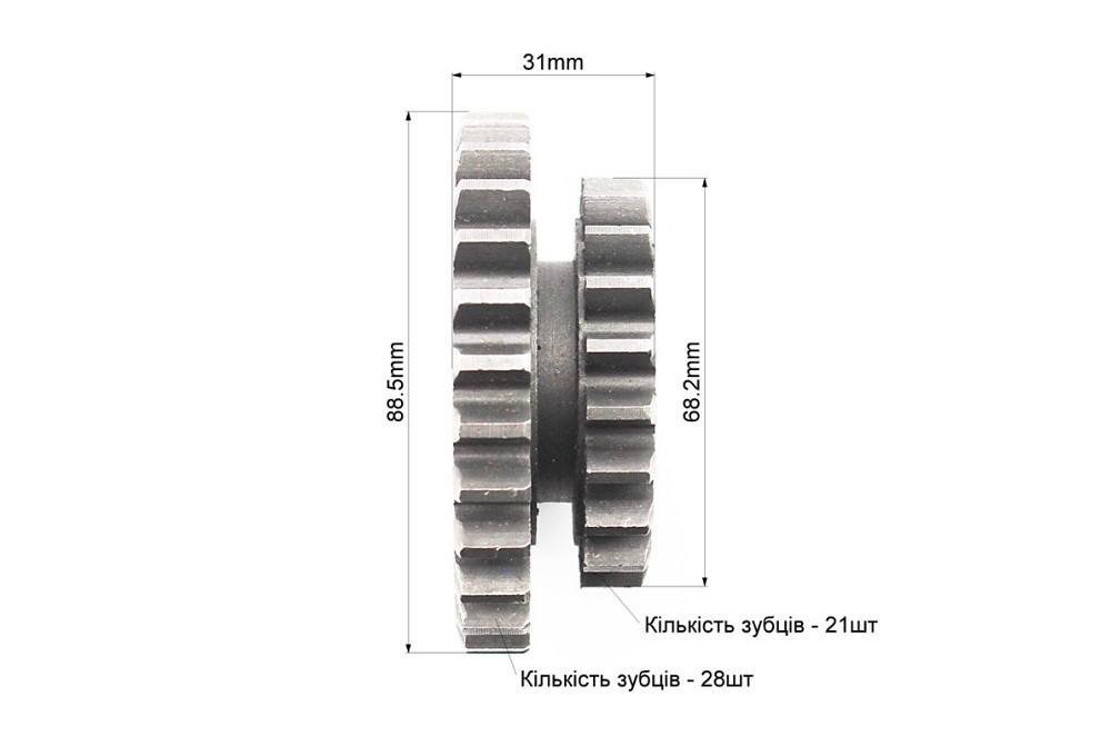 Шестерня Z-21x28 Киев - изображение 2