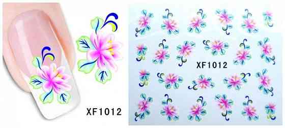 Наклейки для ногтей XF1012 Киев