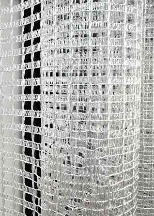 Тюль сетка VR-Textil Juli № 1715т Арка на кухню цвет белый 300х160 см (53-0031) Киев