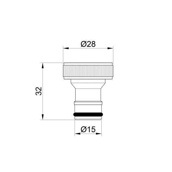 Thermo Alliance StandartШтуцер з адаптером 3/4" В SD140W2015 Київ