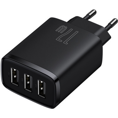 Зарядное устройство Baseus Compact Charger 3U Black (CCXJ020101) Винница - изображение 2