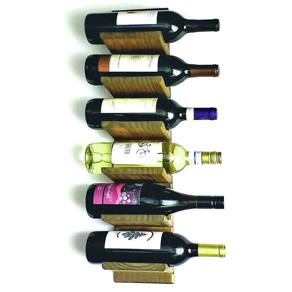 Настенная винная полка 