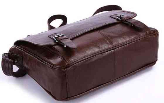 Сумка мужская Vintage 14089 под формат А4 Коричневая Киев