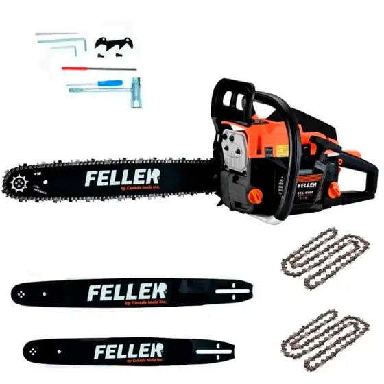 Бензопила FellerESC-4100 - 52куб.см, 8000об/мин, 2шины + 2 цепи, гарантия 36 мес, Канада Львов