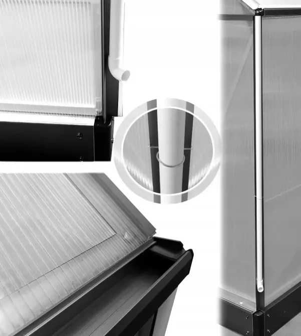 Теплиця з полікарбонату Bass Polska 85945 B 190х190х195 см Київ - фото 5