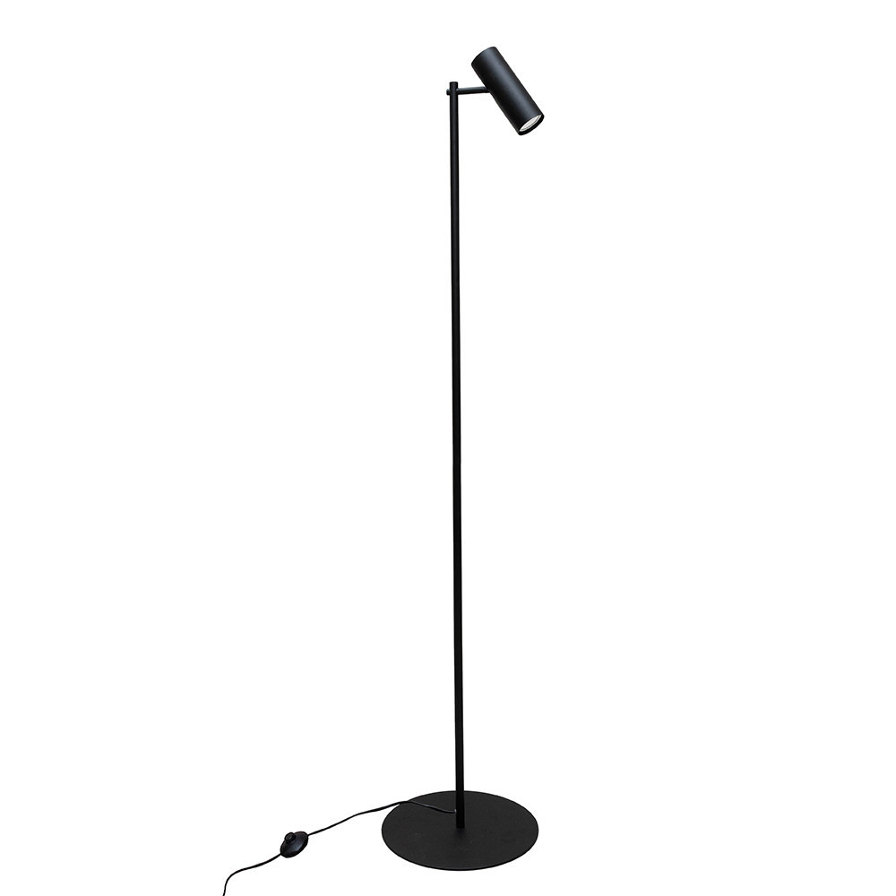 Торшер MSK Electric Focus с поворотным механизмом под лампу GU10 черный NL 15055 BK Одесса - изображение 1