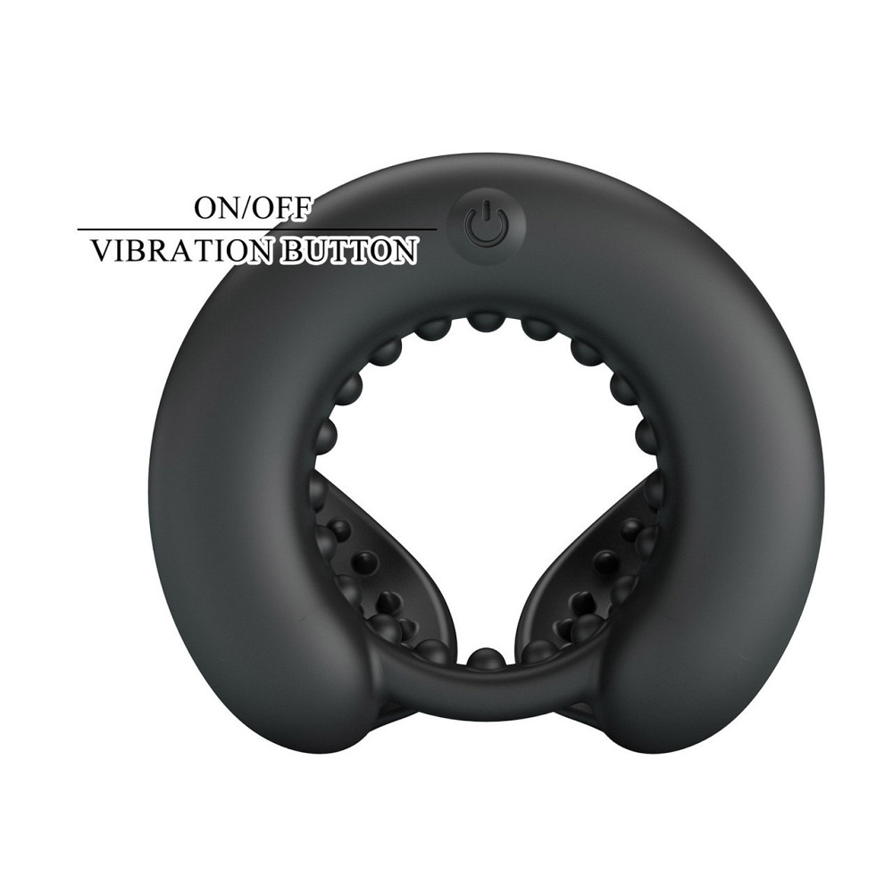 Віброкільце PRETTY LOVE Quentin Vibrating Silicone Cock Ring Sex Aura Київ - фото 5