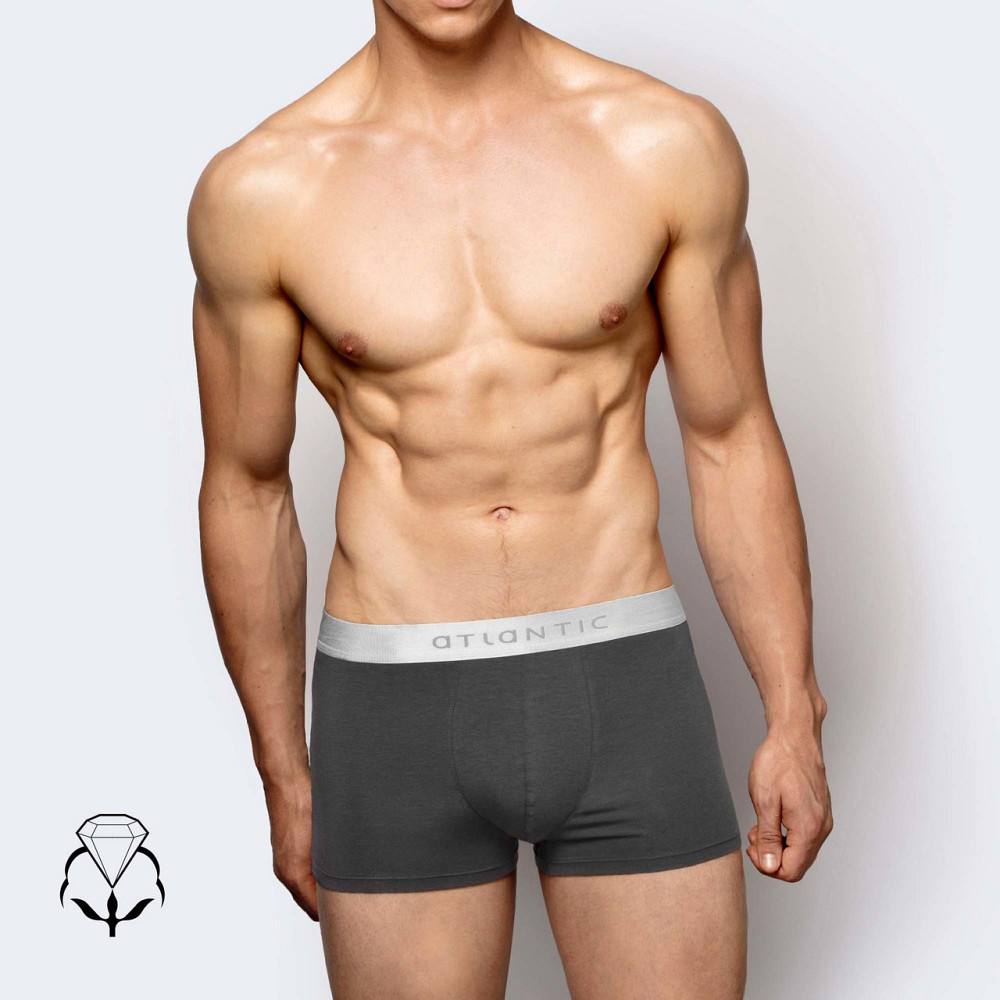 Труси чоловічі шорти Atlantic Basic BMH-012 XL, Графіт Київ - фото 1