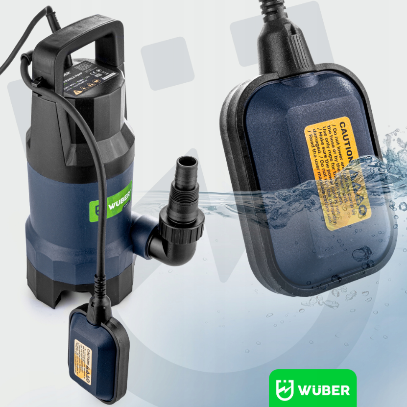 Дренажный насос для грязной и чистой воды Wuber 550Вт 11500л/ч (Польша) Киев - изображение 9