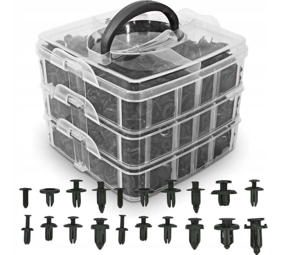 Набір автомобільних кріплень 9324, 620 шт. Вінниця - фото 4