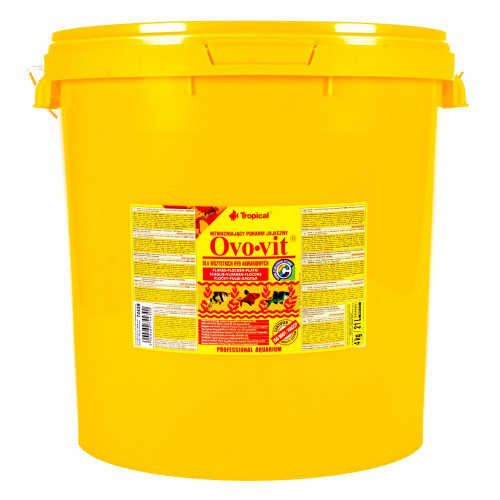Корм Tropical Ovo-Vit для всех аквариумных рыб хлопья 4 кг/21 л Киев - изображение 1
