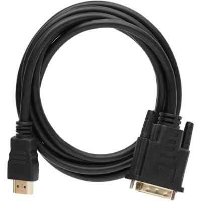 Кабель мультимедийный HDMI M to DVI M 1.8m 24+1pin Dynamode (DM-CL-HDMI-DVI-1.8M) Винница