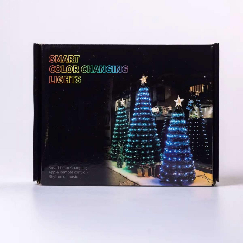 Умная гирлянда Smart 200 LED длина 2 м с управлением со смартфона прозрачная, мультиколор 1733042W Киев - изображение 10