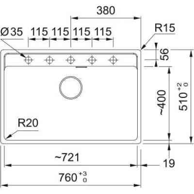 Мийка кухонна Franke 114.0720.007 Вінниця