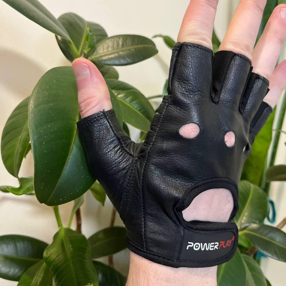 Рукавички для фітнесу PowerPlay 1572 Чорні L Кам'янське - фото 7