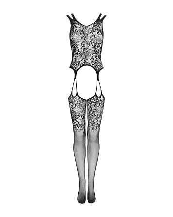 Бодистокинг Obsessive Bodystocking F237 S/M/L, растительное плетение, имитация чулок Sex Aura Киев