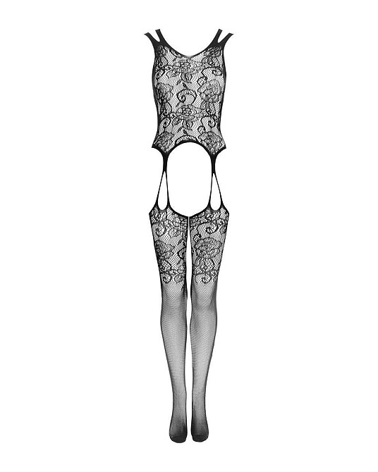 Бодистокинг Obsessive Bodystocking F237 S/M/L, растительное плетение, имитация чулок Sex Aura Киев - изображение 5