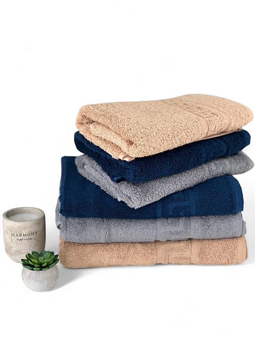 Банное махровое полотенце Ideal Textile Versace 70х140 см 500 г/м2 (56860423) Черновцы - изображение 2