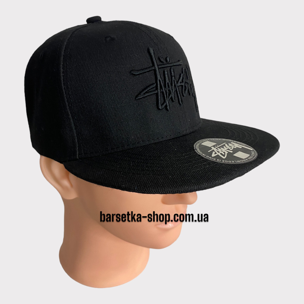 Кепка Stussy черный 52-59(р) Запорожье - изображение 3