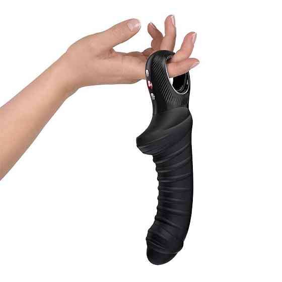Вібратор для точки G Fun Factory TIGER Black, ребристий, підходить для анальної стимуляції Sex Aura Київ