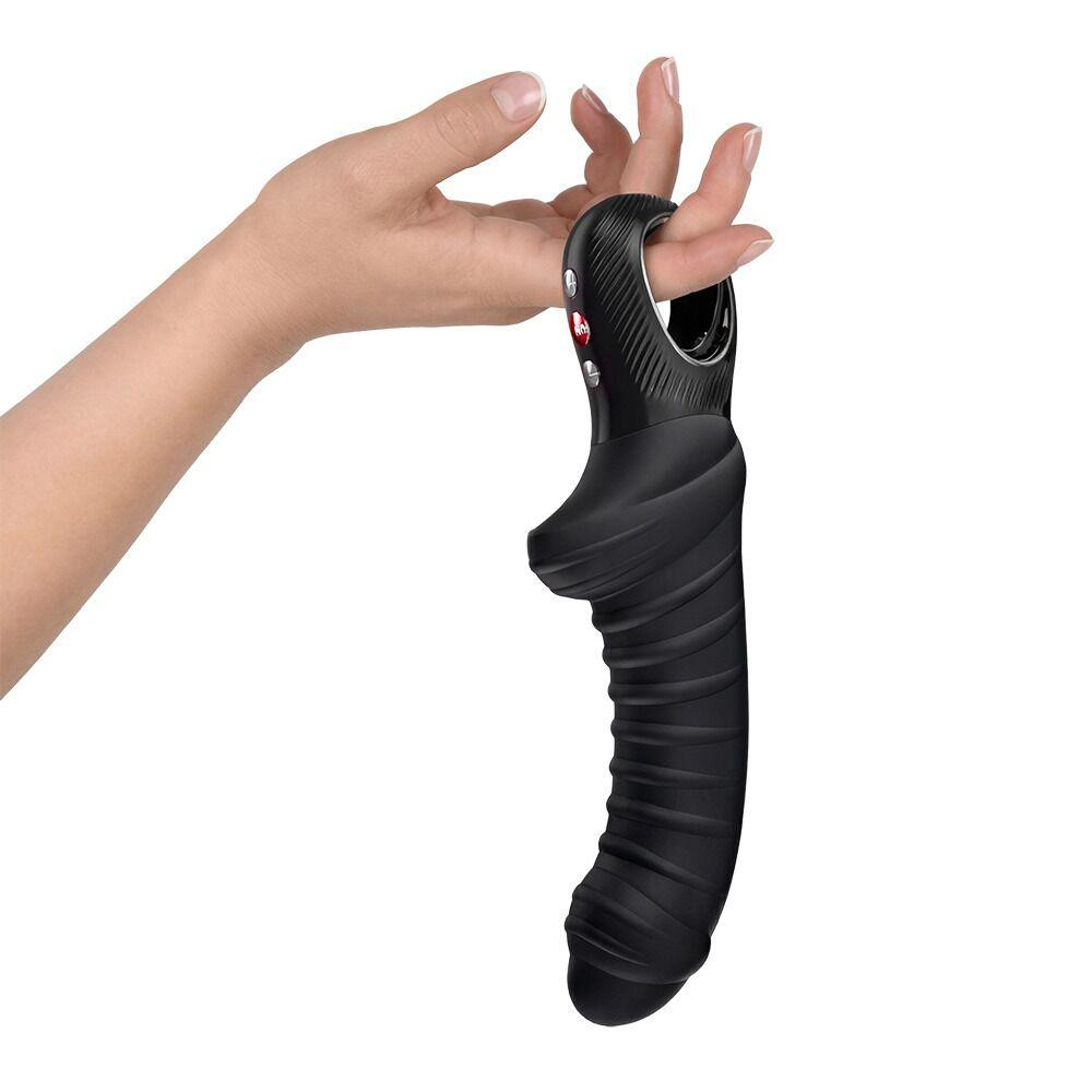 Вібратор для точки G Fun Factory TIGER Black, ребристий, підходить для анальної стимуляції Sex Aura Київ - фото 3
