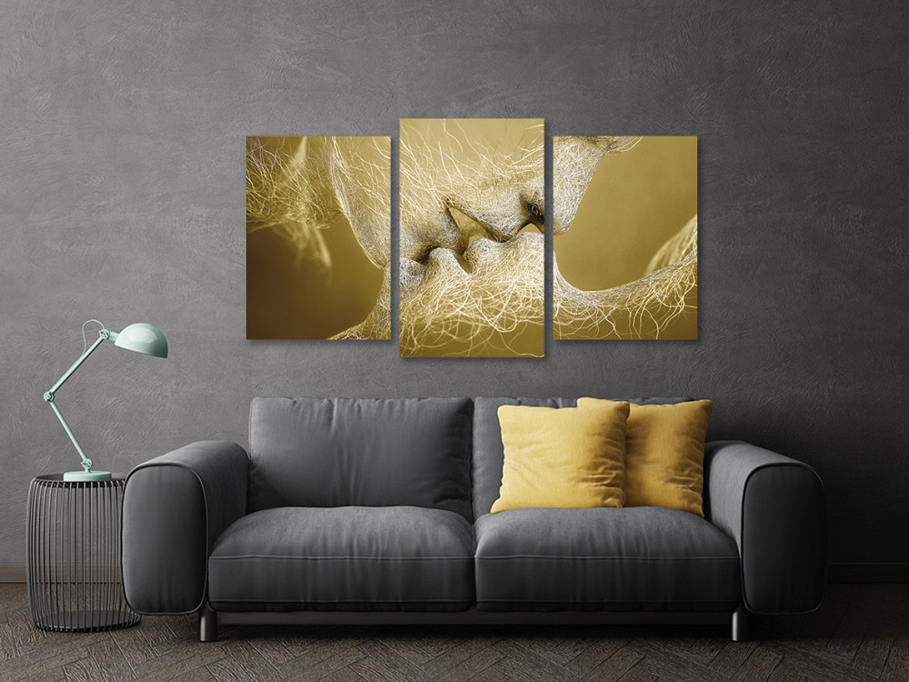 Модульная картина в гостиную / спальню  Поцілунок   Art-699_3 70x130 см Київ - фото 3