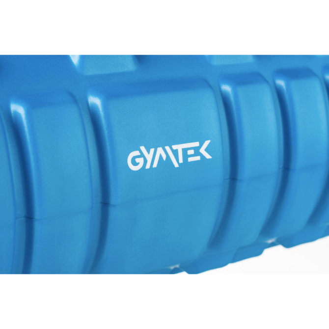 Масажний ролик Gymtek для йоги та фітнесу EVA 33*14см синій Киев - изображение 3