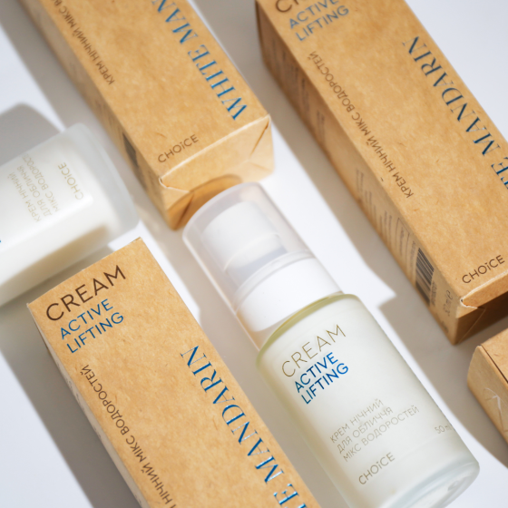 Нічний крем Мікс водоростей ACTIVE LIFTING White Mandarin 50 мл Київ