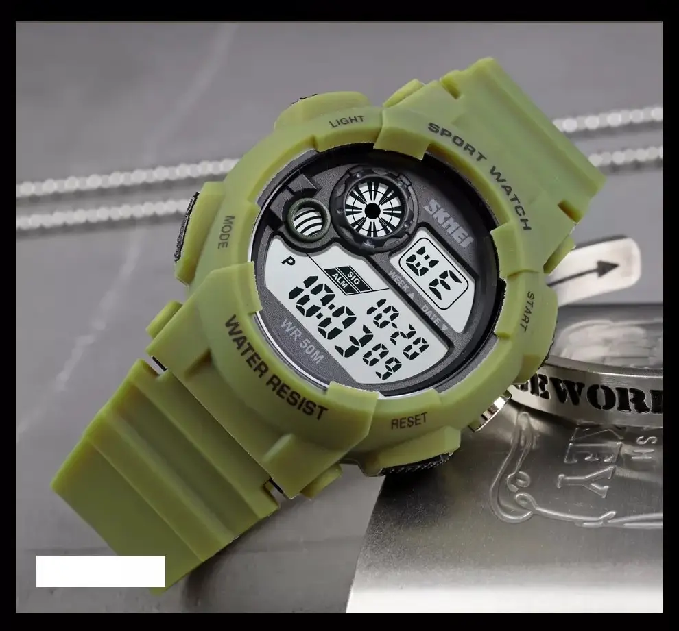 Мужские наручные часы Skmei 1718 (Зеленый) Винница - изображение 5