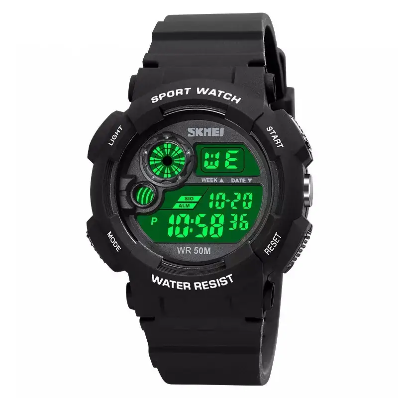 Чоловічий наручний годинник Skmei 1718 (Чорний) Київ - фото 2