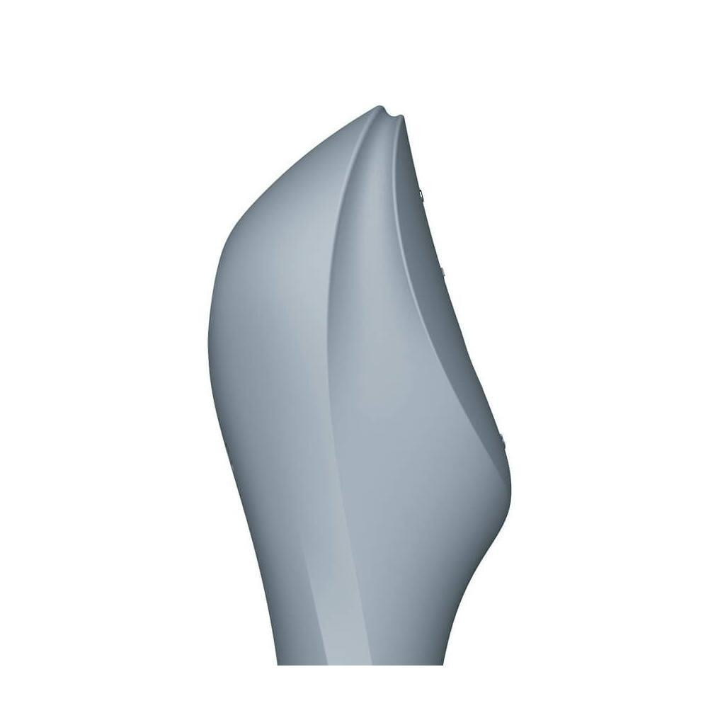 Вакуумный стимулятор клитора для женщин с вибрацией Satisfyer Curvy Trinity 3 серый Sex Aura Киев - изображение 5
