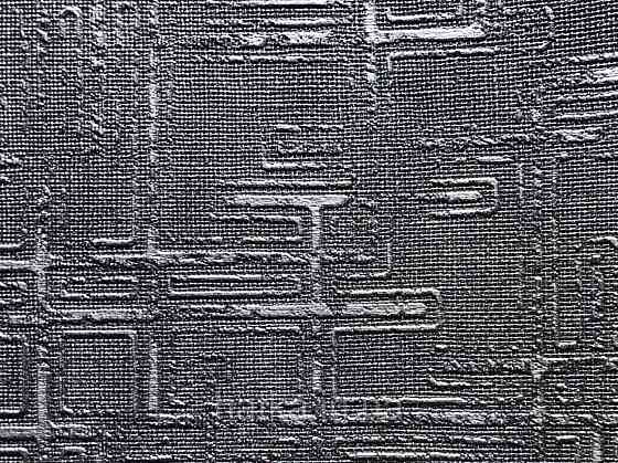 Шпалери вінілові на паперовій основі Zambaiti C88103 ABITAT геометрія темно сіра чорна металева серебрист Київ