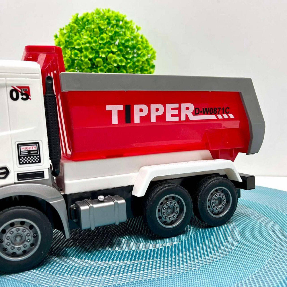 Машинка самоскид на радіокеруванні акумулятор підсвічування рухомі деталі Червона (YJ-114-2-116-1) Чернігів - фото 4