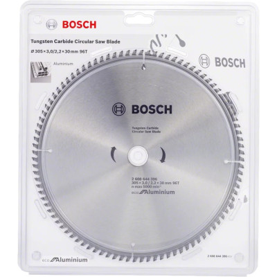 Диск пильний Bosch пиляльний Eco for Aluminium 305x30-96T (2.608.644.396) Вінниця - фото 2
