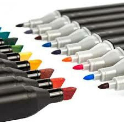 Художественный маркер Touch двухсторонних скетч маркеров 36 шт в чехле + блокнот А5 (40 л) в ассортименте для девочек (XK-MRK-GRL) Вінниця - фото 11