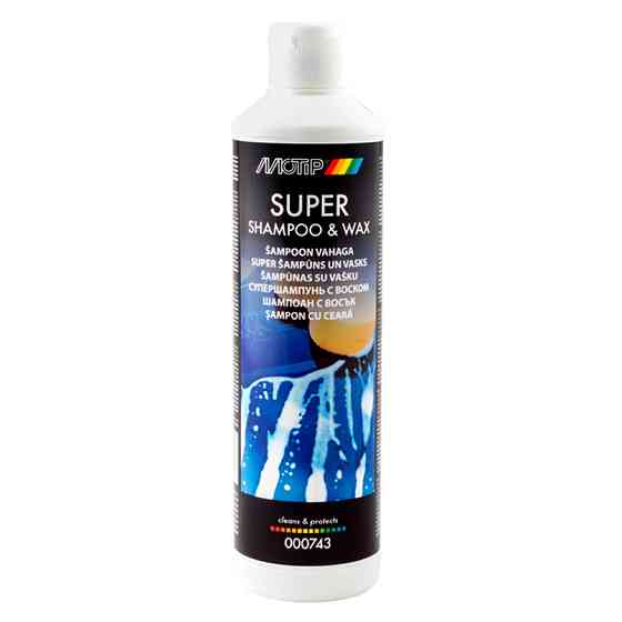 Автошампунь Motip Super Shampoo&Wax концентрат с воском 500мл Львов