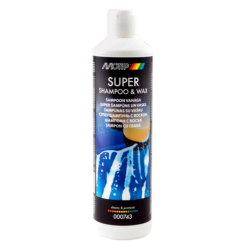 Автошампунь Motip Super Shampoo&Wax концентрат с воском 500мл Львов - изображение 1