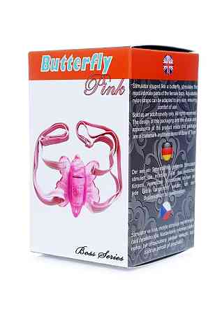 Вибростимулятор Stymulator-Butterfly Pink Sex Aura Киев