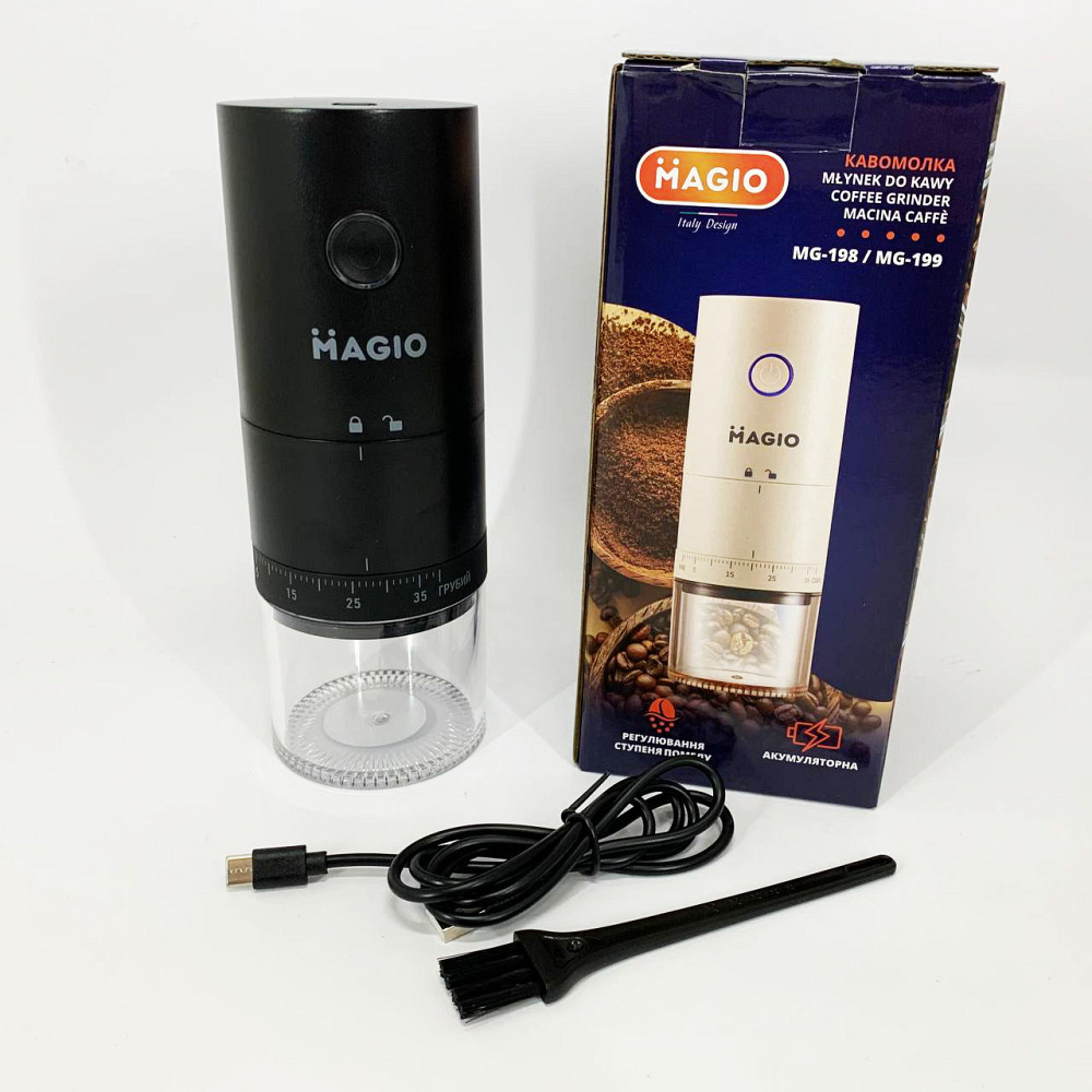 Мельница для кофейных зерен Magio MG-198, Кавомолка для кофе, Бытовая кофемолка стационарная UW-66 Львов - изображение 15