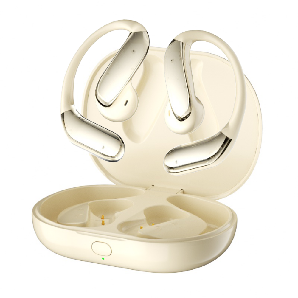 Бездротові навушники з вбудованим перекладачем, з шумозаглушенням, сенсорні з просторовим аудіо, Bluetooth, Type-C, золотисті Кам'янець-Подільський - фото 7