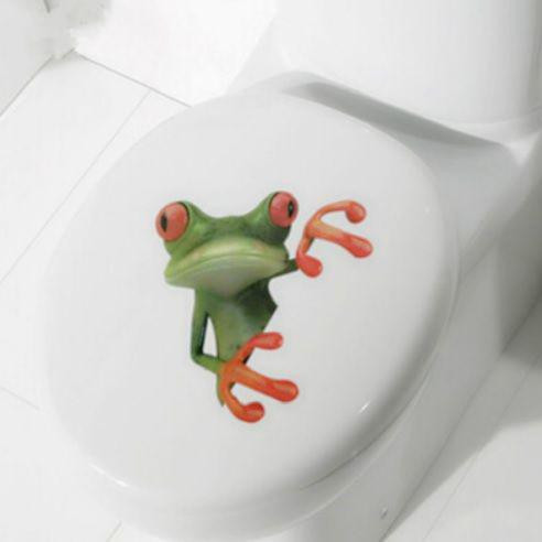 Наклейка Лягушка на стену 15 на 16 см разноцветный Киев - изображение 5