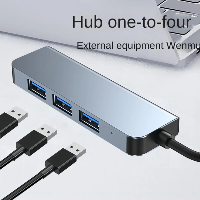 USB 3.1 Type-C хаб-распределитель на 4 порта USB 3.0/2.0, металл, поддержка BC1.2 Киев - изображение 6