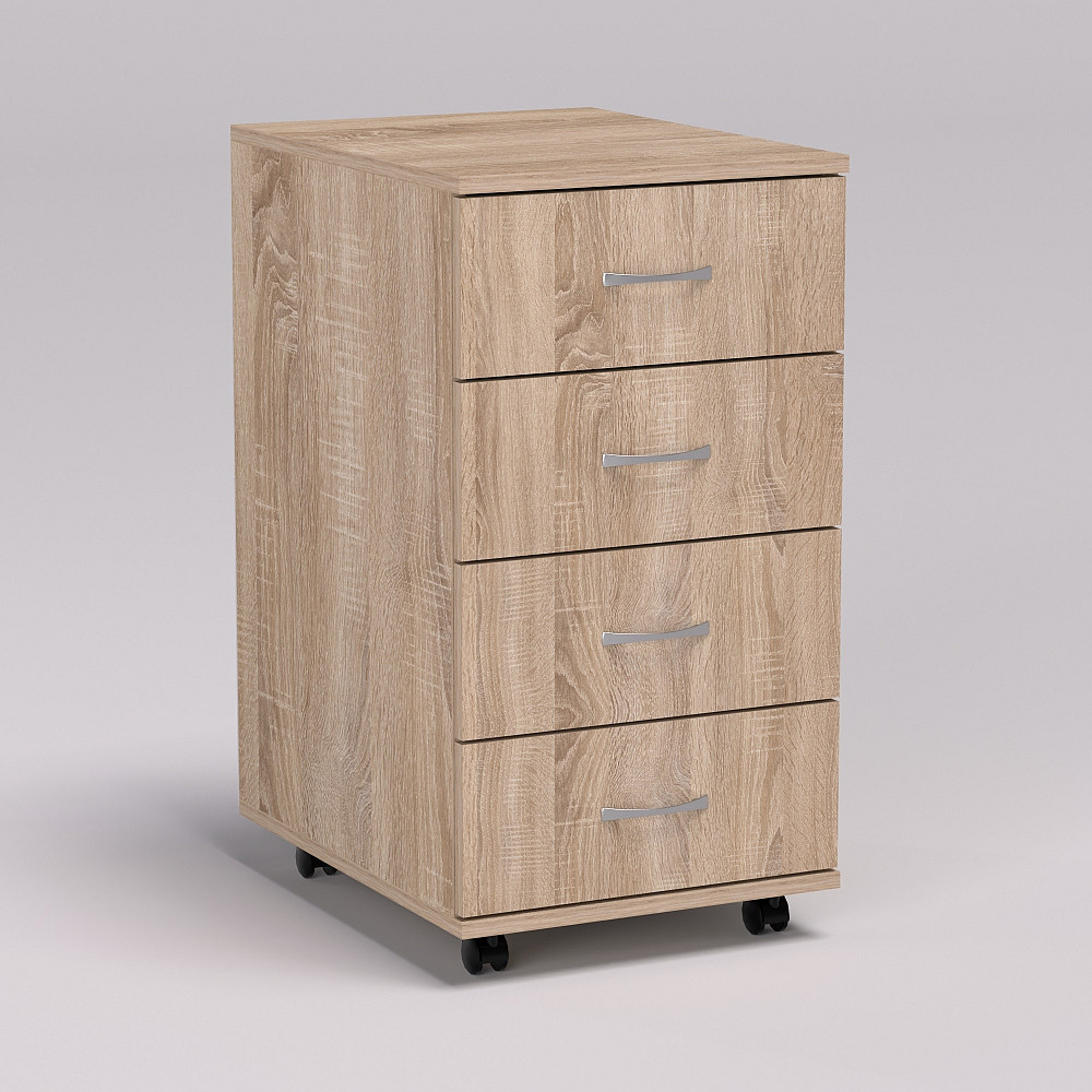 Тумба офисная ТМ-1, Дуб Сонома, 400/520/750 Львов - изображение 2