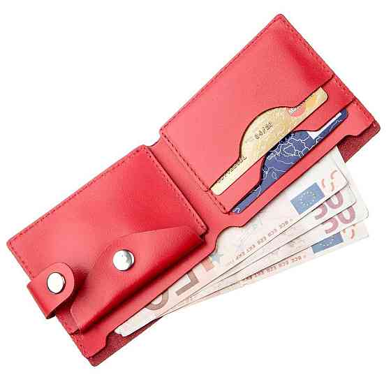 Портмоне женское с монетницей кожаное SHVIGEL 16210 Красное Киев