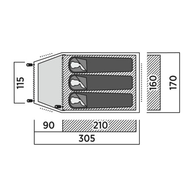 Палатка Easy Camp Setesdal 3 (120477) (931548) Винница - изображение 10
