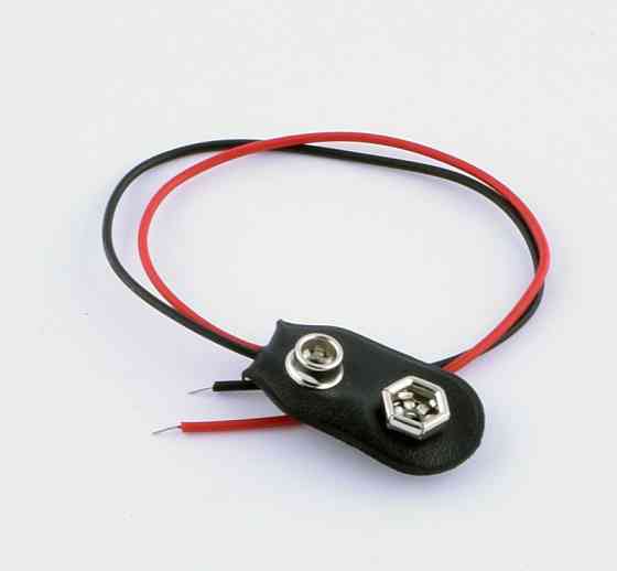 Гнездо держатель 9V кроны с кабелем Полтава