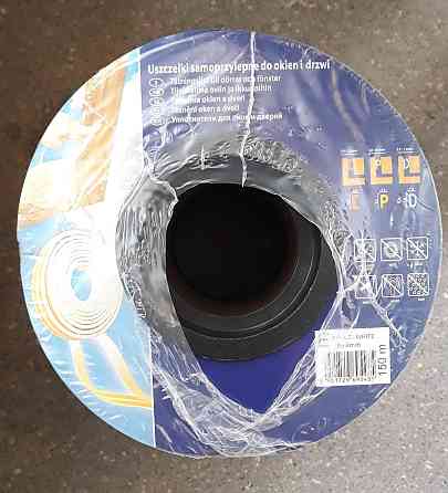 Самоклеючий гумовий ущільнювач профіль Е 9х4 (150м) білий Павлоград